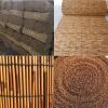 Reed Privacy Fence, Decorative Fence with Natural Elegance and Weather Resistance for Gardens, Patios, Yards, Balconies and Gazebos (Size: H0) view 4