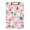 Cute Pink Bunny Easter Egg Acrylic Clipboard, A4/Letter Size view 2