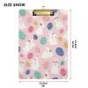Cute Pink Bunny Easter Egg Acrylic Clipboard, A4/Letter Size view 3