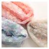TIYGHI 130 × 91 cm Flower-Embroidered Mesh Tulle Fabric, Peach Flower view 4