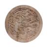 Carved Dragon Round Wood Applique, 24 × 24 cm view 1