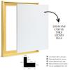 Monframe Shadow Gap Frame 24 x 30 cm, Gold, for Stretched Canvas, No Glass or Backing view 3