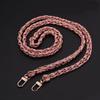 DIRKES 120 cm Purse Strap with Metal Clasps, Detachable Handles and Replacement Shoulder Strap, PU Leather view 1