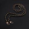 DIRKES 120 cm Purse Strap with Metal Clasps, Detachable Handles and Replacement Shoulder Strap, PU Leather view 2