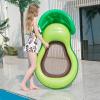 Inflatable Avocado Pool Hammock for Adults with Canopy view 3