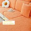 LXJDDLD Stretch Sofa Seat Cover, Orange, Large, 2-Seater view 3