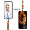 JEZSTHAI Phone Case Compatible with Doogee X97, Patterned TPU Case with Phone Lanyard, A07 view 2