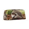TOMPPY Hedgehog-Print Pencil Case, Gold, One Size view 2
