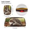 TOMPPY Hedgehog-Print Pencil Case, Gold, One Size view 4