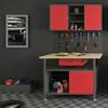 Jan Nowak BEN Metal Wall-Mounted Tool Cabinet with Pegboard, 120 x 60 x 20 cm view 4