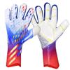 VIOLK Professional Men's Latex Soccer Goalkeeper Gloves with Finger Protection, White, Size 6 view 1