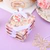 Metal Butterfly Bookmarks with Elegant Silk Tassels and Gift Boxes for Book Lovers, Baby Showers, Weddings, Parties, and Guest Gifts view 4