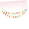 4, 4 m Fluorescent Paper Pennant Garland, Colorful Set view 4
