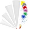 School Cone Blank – Solid Color/Craft Cone, 35–100 cm, Round or Hexagonal view 2