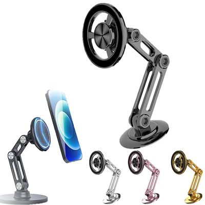 Universal 360 PRO Upgraded Window Car Phone Holder with Metal Ring (Rose Gold)