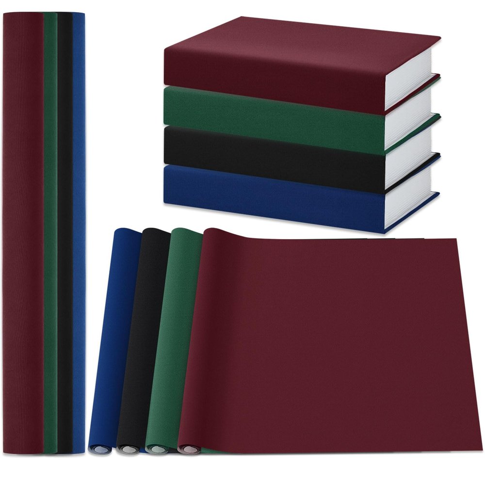 PerKoop 4-Piece Bookbinding Cloth Set, 101.6 x 40.6 cm