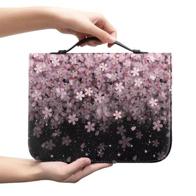 Xoenoiee Cherry Blossom Bible Cover, Size M