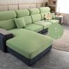Water-Resistant Stretch Sofa Seat Cushion Cover, GreenA Chaise 160–190 cm view 1