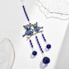 Soulnioi Blue Owl Crystal Suncatcher Wind Chime view 3