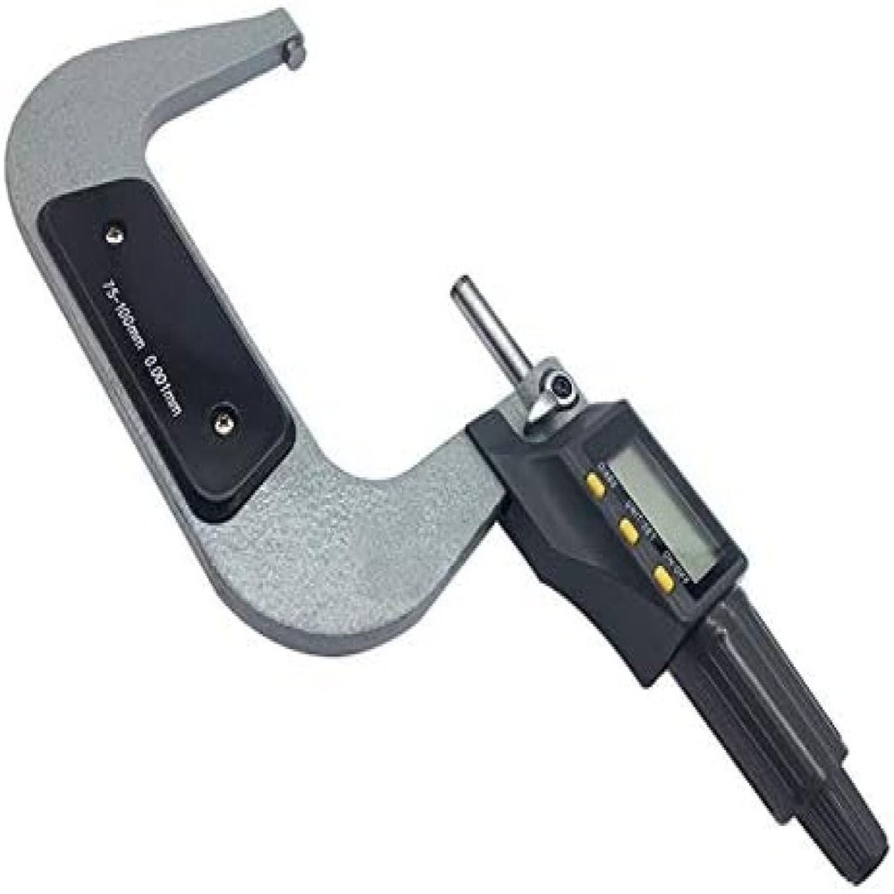 Digital Outside Micrometer, 0.001 mm, 0–25/25–50/50–75/75–100 mm, Standard, YUYANAIAI