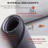 Bathroom Mat 80 x 120 cm, Non-Slip, Washable, Light Color view 2