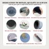 Bathroom Mat 80 x 120 cm, Non-Slip, Washable, Light Color view 3