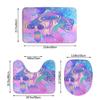 Tree Botanical Bath Mat Set, 3-Piece, Leaf and Forest Design, 59.9 x 39.9 cm view 4