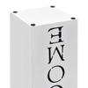 BULANED Umbrella Stand, Patio Parasol Base, Steel, White view 3