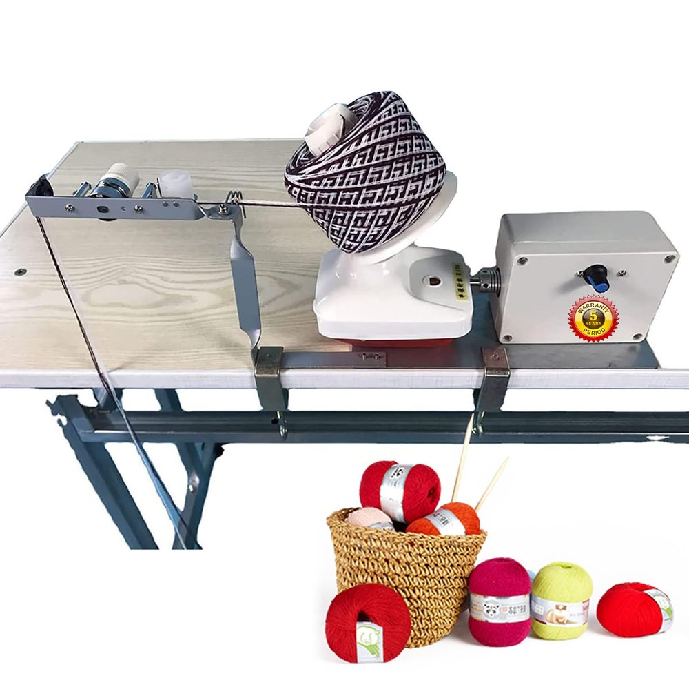 ZILOOK Electric Yarn Ball Winder, Adjustable Speed, 150 g Capacity