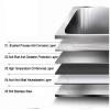 TRGCJGH Stainless Steel Freestanding Single-Bowl Utility Sink, 48 x 35 cm view 2