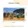 Africa Wildlife Giraffes Flag 90 x 150 cm, Double-Sided Outdoor Banner view 3