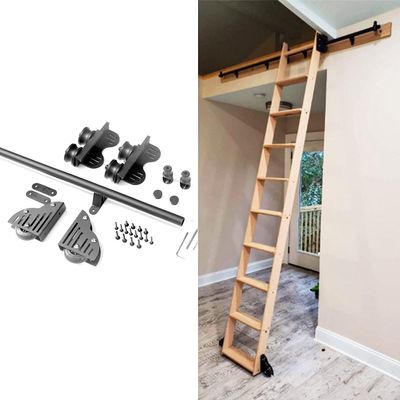 Retractable Sliding Barn Door Hardware Set, 3.3–20 ft