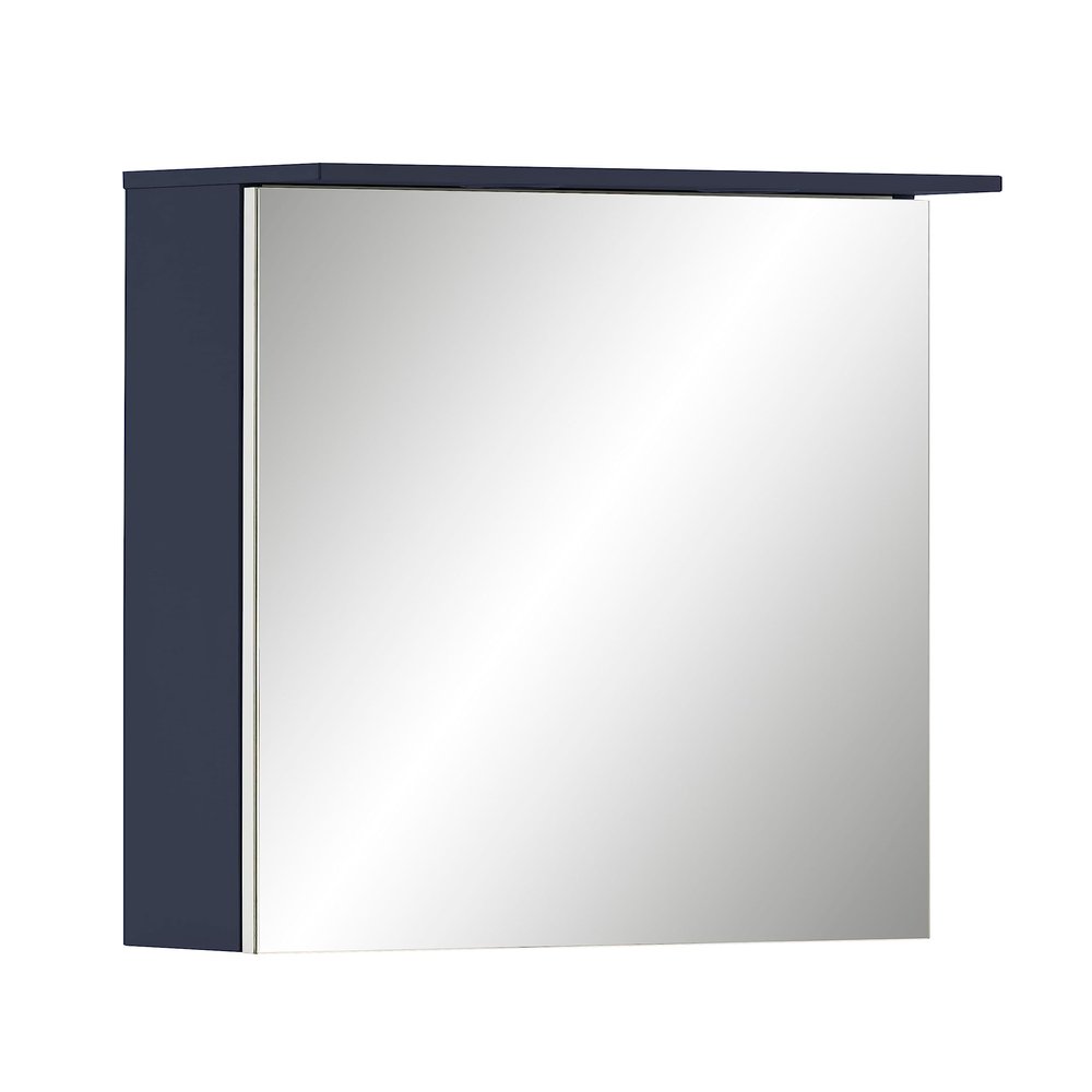 Schildmeyer Jesper Mirrored Bathroom Cabinet 155426, Midnight Blue, 50.4 x 16 x 72.3 cm