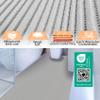 ANRO Soft Foam Bath Mat, Non-Slip Bath and Shower Runner, Plain Light Gray, 120 x 130 cm view 2
