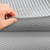 ANRO Soft Foam Bath Mat, Non-Slip Bath and Shower Runner, Plain Light Gray, 120 x 130 cm view 3