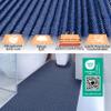 Soft Foam Bath Mat, Anti-Slip, Solid Blue, 350 x 130 cm view 2