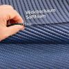 Soft Foam Bath Mat, Anti-Slip, Solid Blue, 350 x 130 cm view 3
