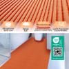 Soft Foam Bath Mat, Anti-Slip, Solid Orange, 350 x 130 cm view 2