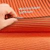Soft Foam Bath Mat, Anti-Slip, Solid Orange, 350 x 130 cm view 3