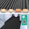 Soft Foam Bath Mat, Non-Slip Bath and Shower Runner, Solid Black, 260 x 130 cm view 2