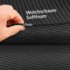Soft Foam Bath Mat, Non-Slip Bath and Shower Runner, Solid Black, 260 x 130 cm view 3