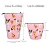 EVANEM Standing Pencil Case, Rat Terrier Dog Print, Telescopic Pop-Up Pencil Holder, One Size view 2