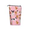 EVANEM Standing Pencil Case, Rat Terrier Dog Print, Telescopic Pop-Up Pencil Holder, One Size view 3