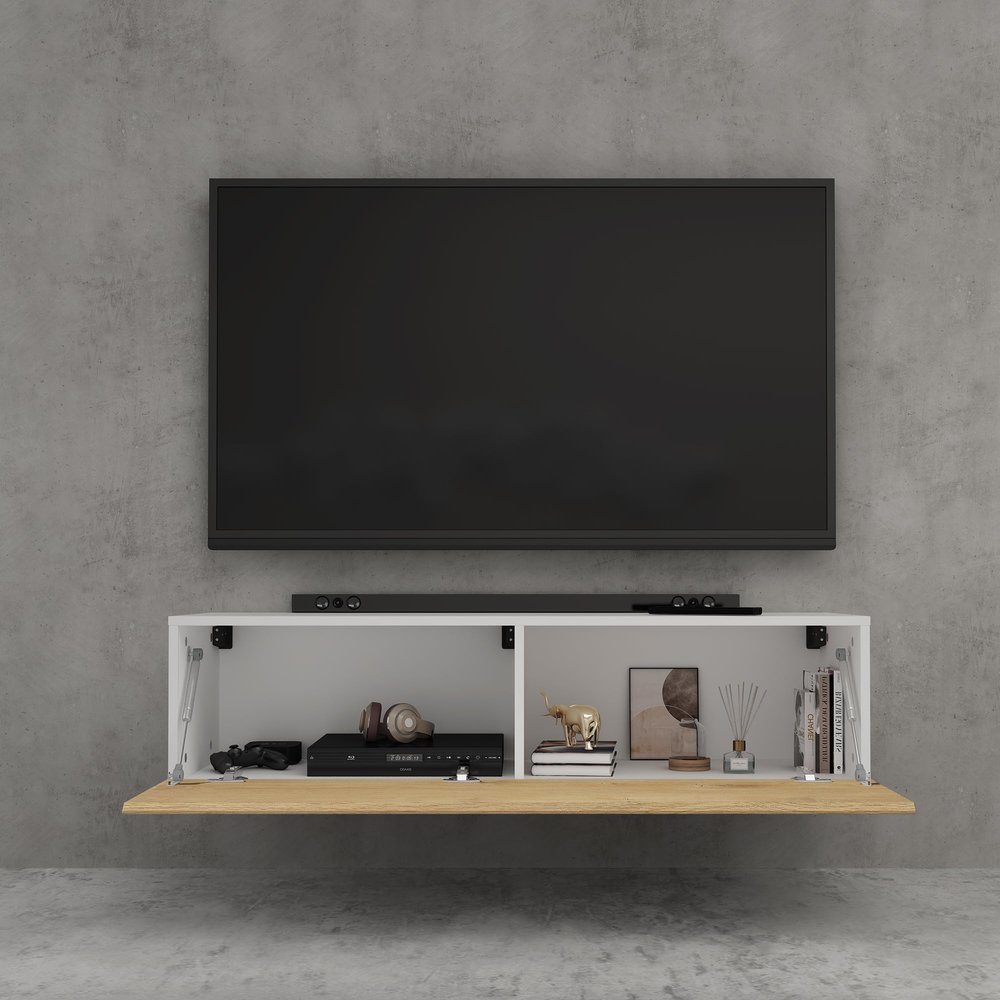 doporro Floating TV Stand, 120 cm