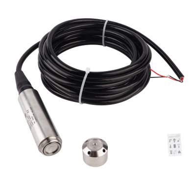 SYH&AQYE Liquid Level Transmitter, IP68, 5 m Cable Water Level Sensor Detector, DC 12–32 V Water Level Transducer (10 m)