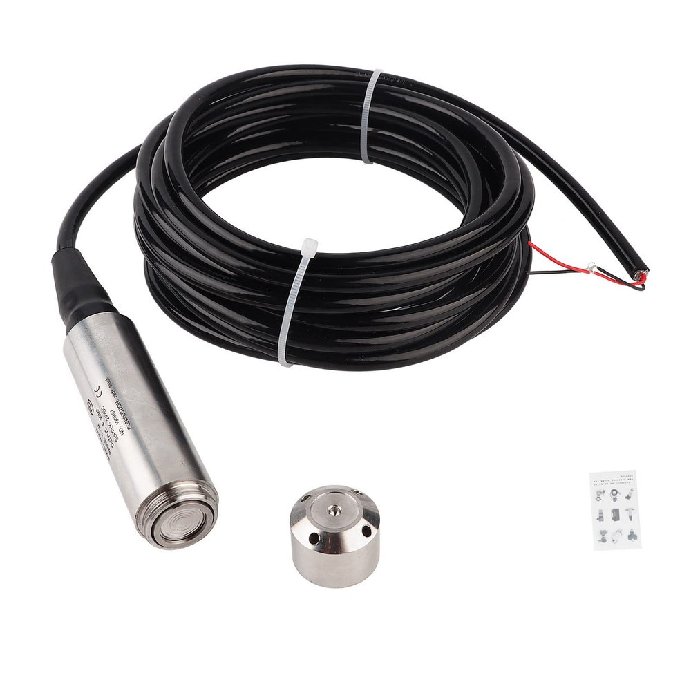 SYH&AQYE Liquid Level Transmitter, IP68, 5 m Cable Water Level Sensor Detector, DC 12–32 V Water Level Transducer (10 m)