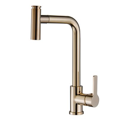 Retractable Rotating Cold Sink Faucet Without Inlet Pipe