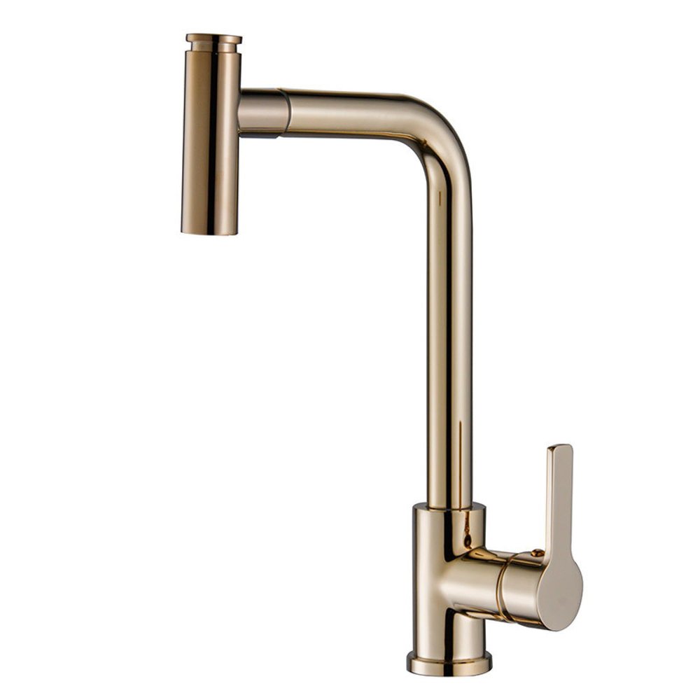 Retractable Rotating Cold Sink Faucet Without Inlet Pipe