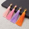 20-Piece 8 cm Colorful Long Tassel Craft Set, Coffee view 2