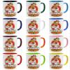 OM3 Chicken Whisperer Mug Farmer Chicken Whisperer Chicken Rooster III - Ceramic Mug - 11 oz / 325 ml - Double-Sided Print - Pink view 4